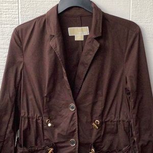 Mickael Kors Women's Drawstring Jacket Blazer Soze 6P